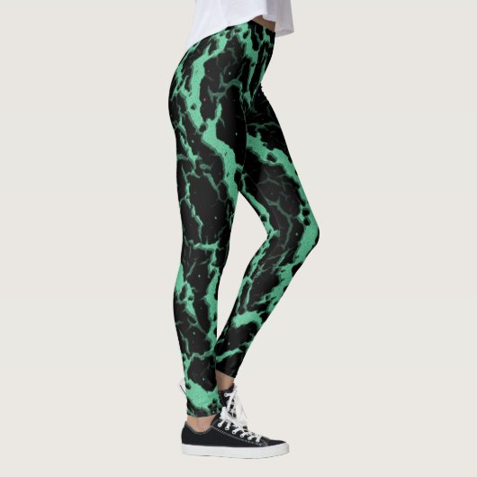 Leggings Lave d'espace fissuré - Mention (Droite)