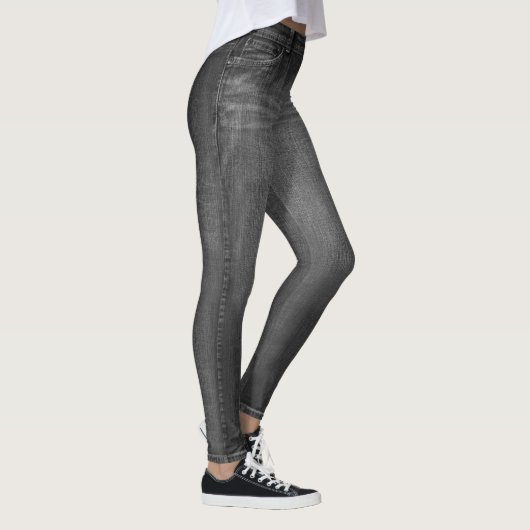 Leggings Lave-linge gris - Légendes imprimées (Droite)