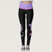 Leggings Lavender Dragon (Voorkant)