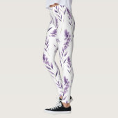 Leggings Lavender Flower Buves Thunder_Cove (Gauche)