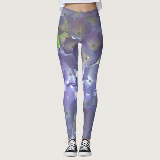 Leggings Lavender Hydrangeas (Devant)