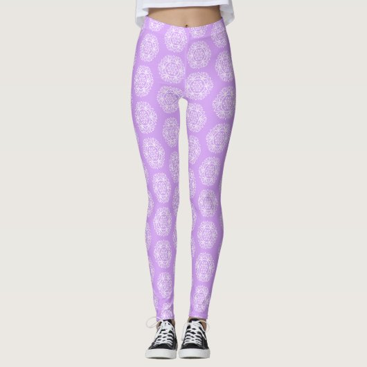 Leggings Lavender Mandala (Devant)