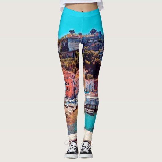 Leggings ldp SORRENTO - panorama - plage - (Devant)