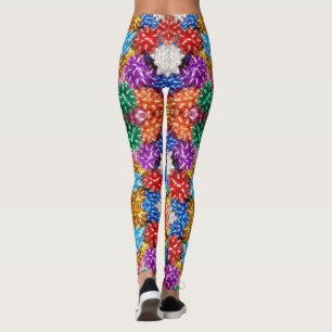 Leggings Le cadeau coloré cintre des guêtres