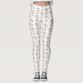 Leggings Le Café Est Le Carburant Qui M'Emmène (Devant)