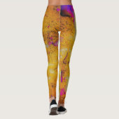 Leggings Le calcaire dans la moutarde (Dos)
