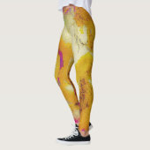 Leggings Le calcaire dans la moutarde (Gauche)