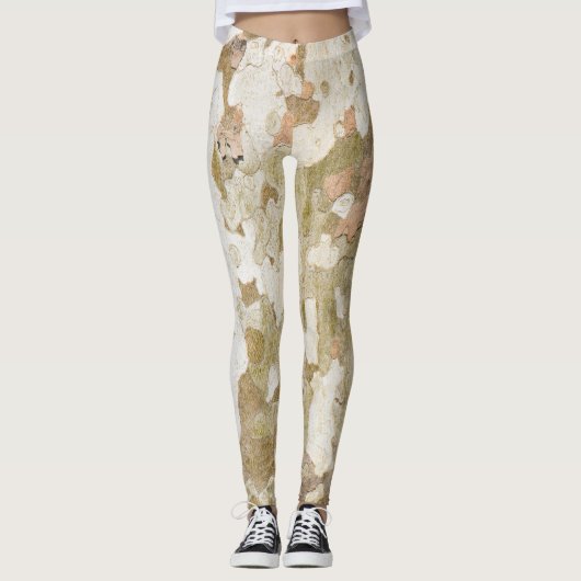 Leggings Le camouflage de l'arbre de l'avion ressemble à un (Devant)