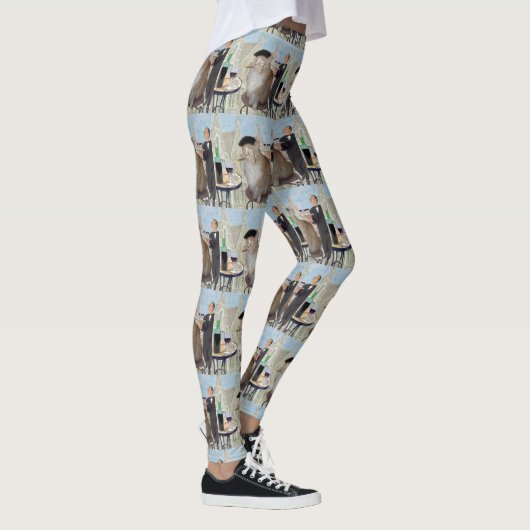 Leggings Le Cat du Café (Droite)