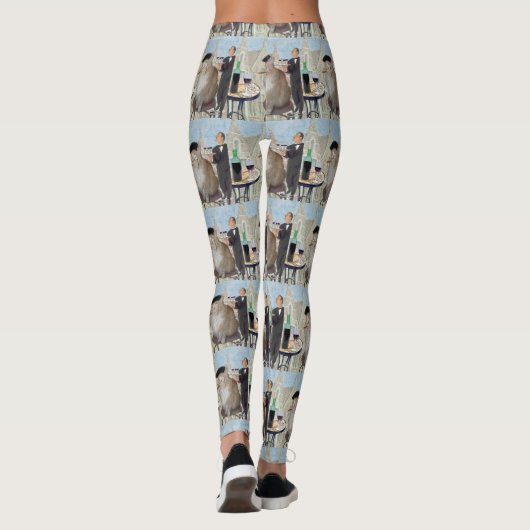 Leggings Le Cat du Café (Dos)
