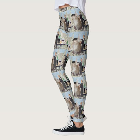 Leggings Le Cat du Café (Gauche)