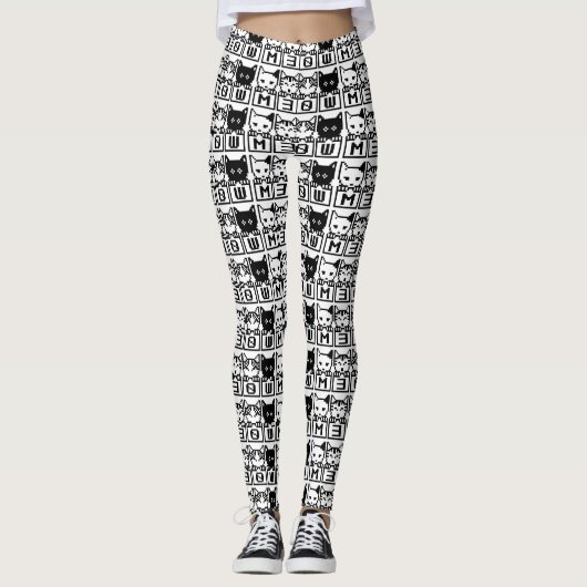 LEGGINGS LE CHATS M30W 8 BITS (Devant)