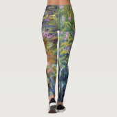 Leggings Le chemin à travers les iris par Claude Monet (Dos)