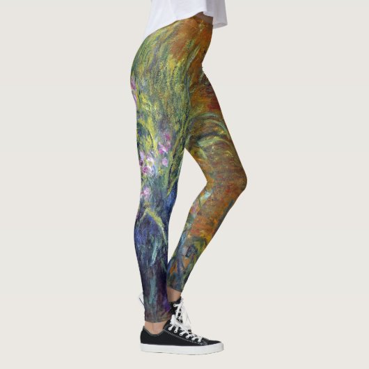Leggings Le chemin à travers les iris par Claude Monet (Droite)
