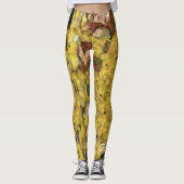 Leggings Le Citron Baiser Légumes Découpage Spoof Art (Devant)