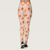 Leggings Le Citrouille Cute Kawaii fait face au Motif (Dos)