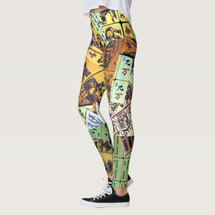 Leggings Le cru d'heure-milliampère Jongg couvre de tuiles