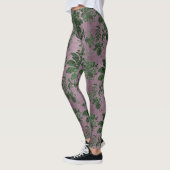Leggings Le design de la série Velvet vert 18 (Gauche)