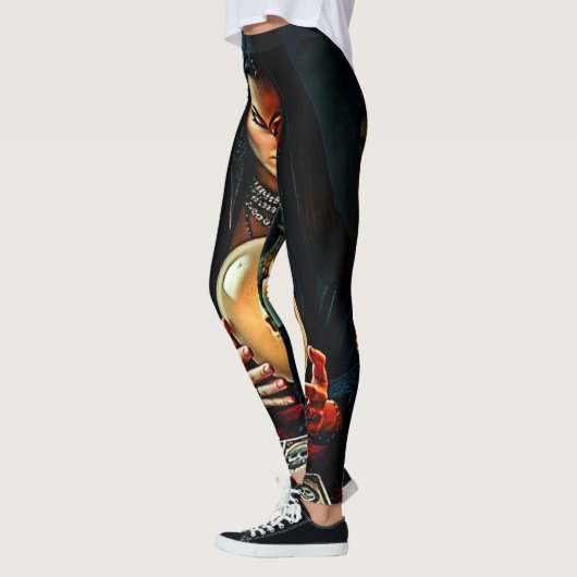 Leggings Le design des secrets interdits de l'avenir (Gauche)