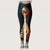 Leggings Le design des secrets interdits de l'avenir (Devant)