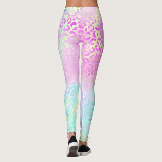Leggings Le design Iridescente Leopard Series 10 (Dos)