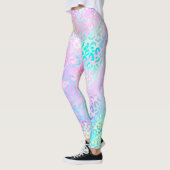 Leggings Le design Iridescente Leopard Series 10 (Gauche)