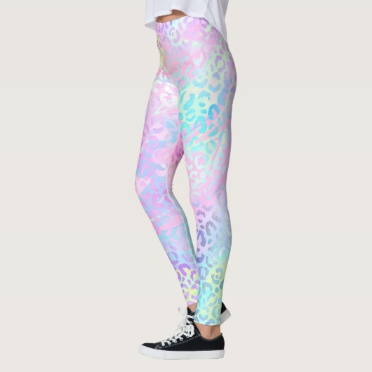 Leggings Le design Iridescente Leopard Series 10 (Gauche)