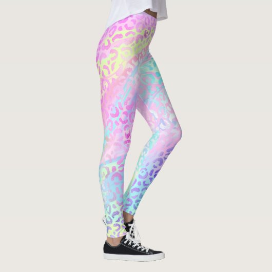 Leggings Le design Iridescente Leopard Series 10 (Droite)