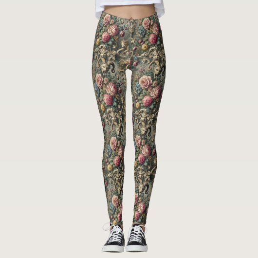 Leggings Le Devourer de Bloom & Bone - gothique victorien (Devant)