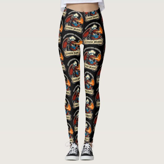 Leggings Le Dragon de Cuisine (Devant)