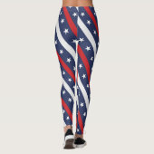 Leggings Le drapeau américain le plus patriotique | 4 Juill (Dos)