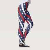 Leggings Le drapeau américain le plus patriotique | 4 Juill (Droite)