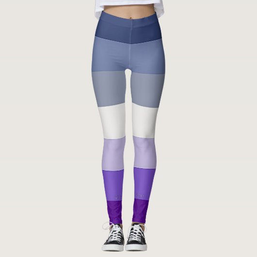 Leggings Le drapeau de la fierté lesbienne boucher de Slipp (Devant)