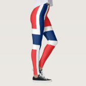 Leggings Le drapeau de la Norvège sur toute sa surface (Droite)