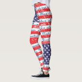 Leggings Le Drapeau de l'Allégeance USA (Gauche)