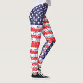 Leggings Le Drapeau de l'Allégeance USA (Droite)