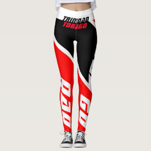 LEGGINGS LE DRAPEAU DE TRINIDAD TOBAGO APPARAÎT PAR. ACD H