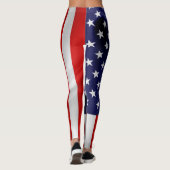Leggings Le drapeau des États-Unis d'Amérique (Dos)