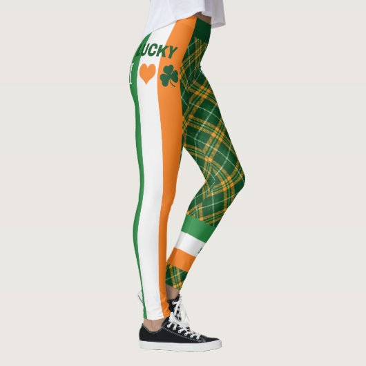 Leggings Le drapeau irlandais du jour de Patrick de saint (Droite)