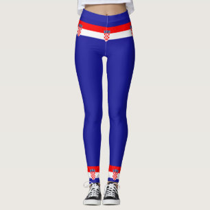 Leggings Le drapeau national de la Croatie Zastava Hrvatske