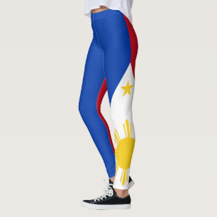 Leggings Le drapeau national des Philippines