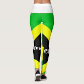 LEGGINGS LE DRAPEAU PRINCESS JAMAÏCAIN LÈGE PAR. ACD HAVIC (Dos)