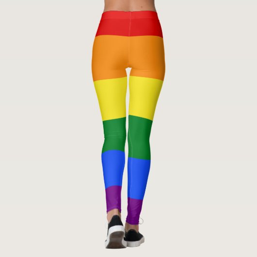 Leggings Le drapeau Rainbow Pride (Dos)