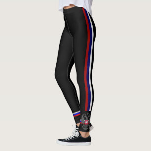 Leggings Le drapeau rayé de la Russie