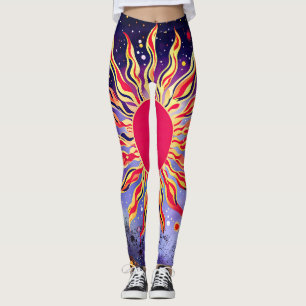 Leggings "Le feu de la danse du Cosmos" Le Soleil