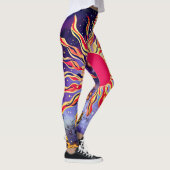 Leggings "Le feu de la danse du Cosmos" Le Soleil (Droite)