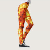 Leggings Le feu d'un rouge ardent (Droite)