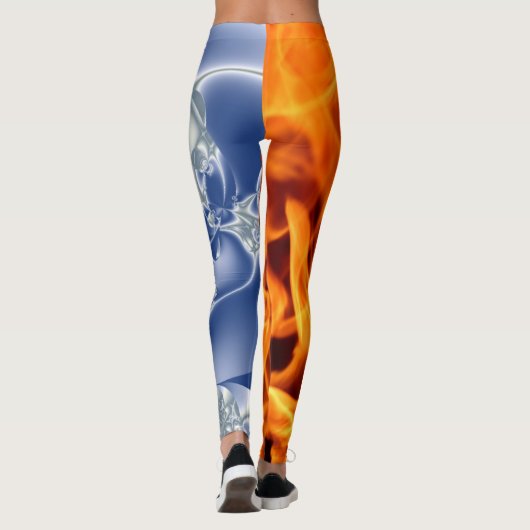 Leggings Le feu et glace (Dos)