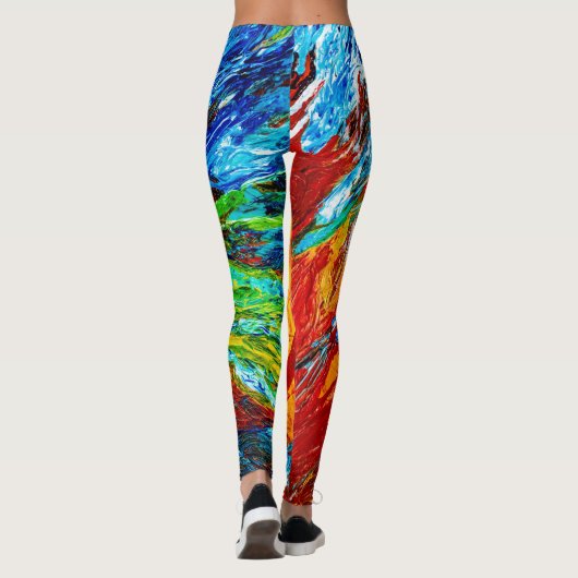 Leggings Le feu et glace Elementals (Dos)
