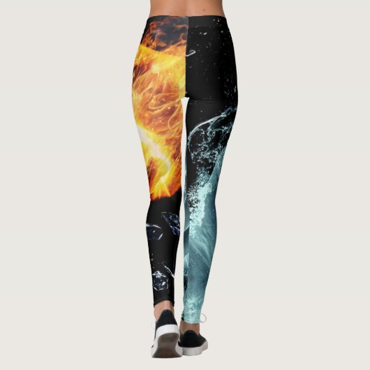 Leggings Le feu et l'eau (Dos)